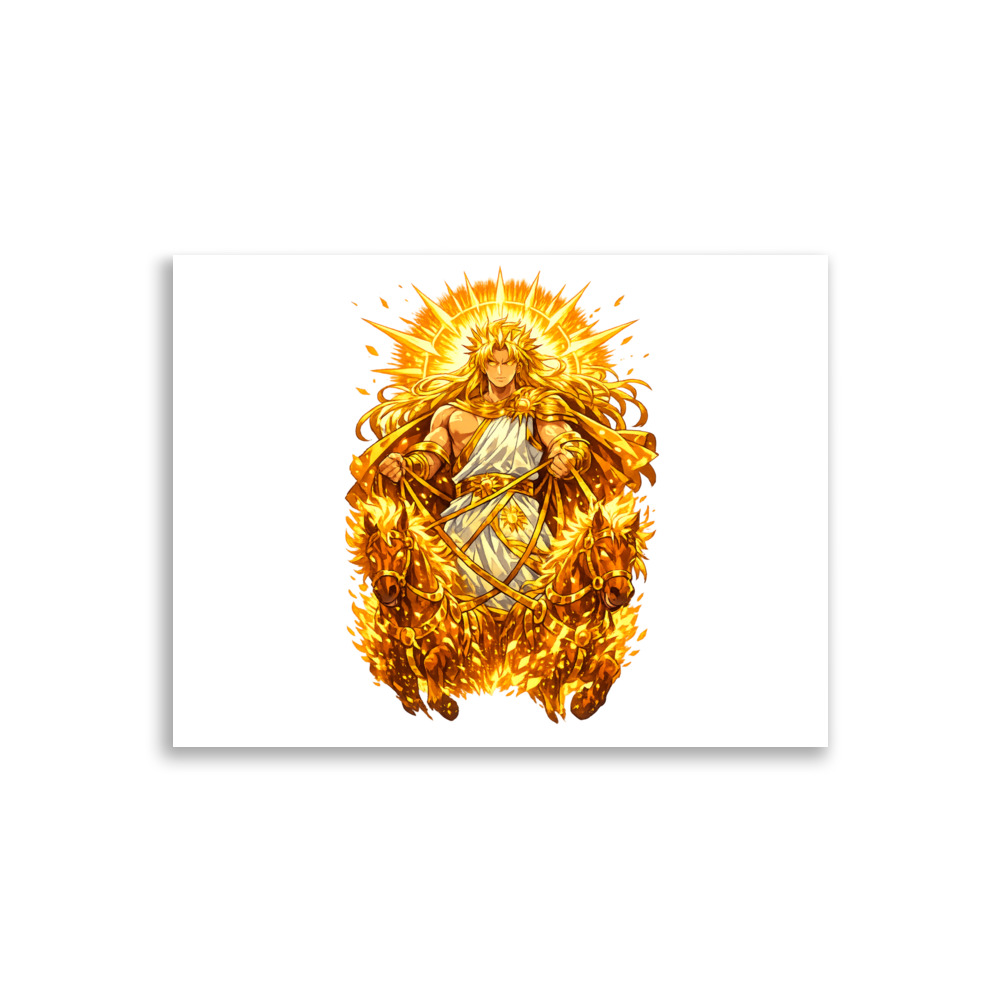Hēlios Mascot Art Print