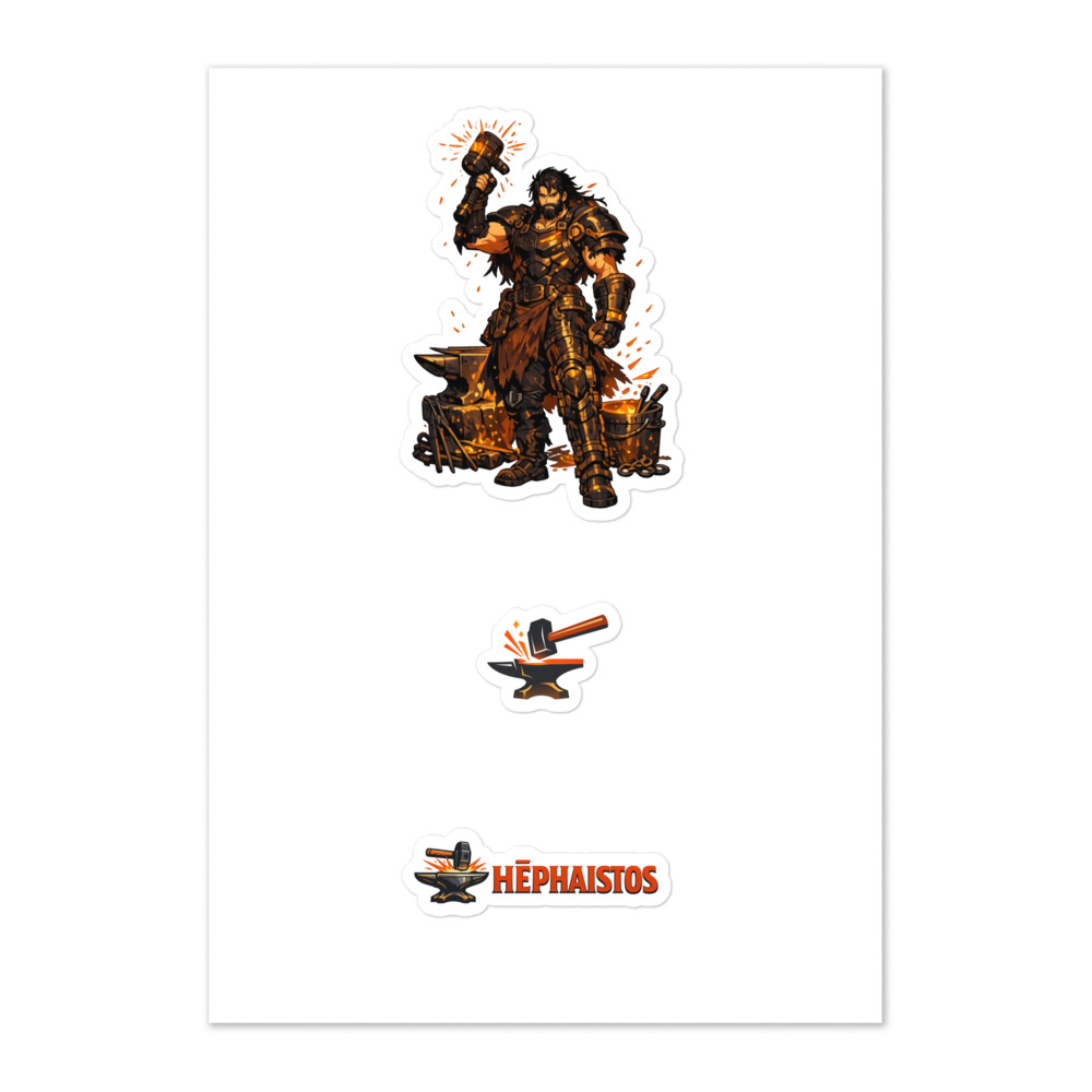 Hēphaistos Seal Sticker Set