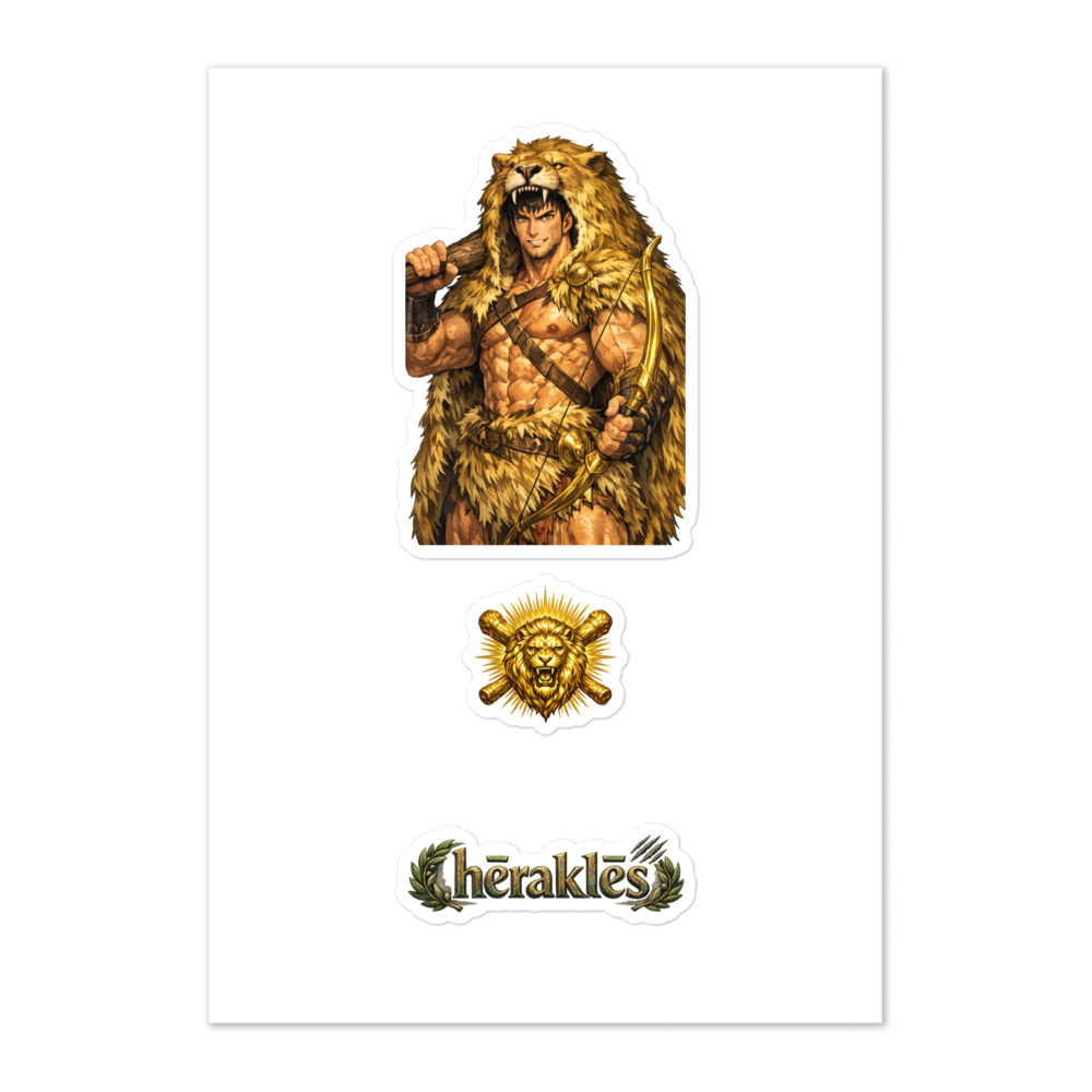 Hēraklēs Seal Sticker Set