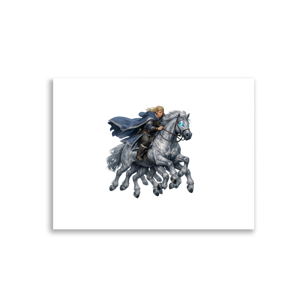 Hermóðr Mascot Art Print