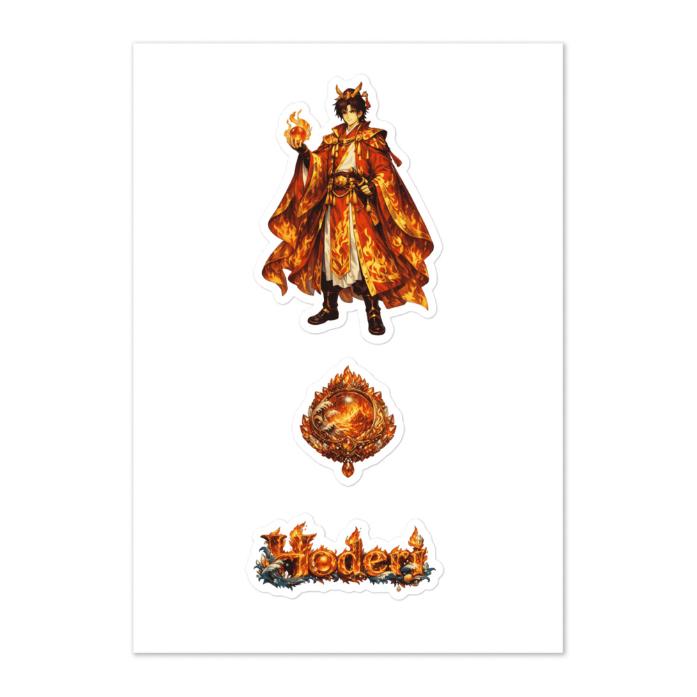 Hoderi Seal Sticker Set