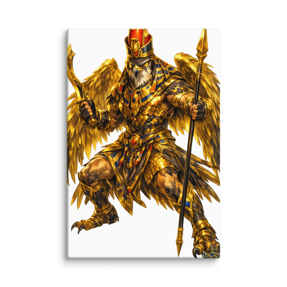 Ḥr Mascot Canvas