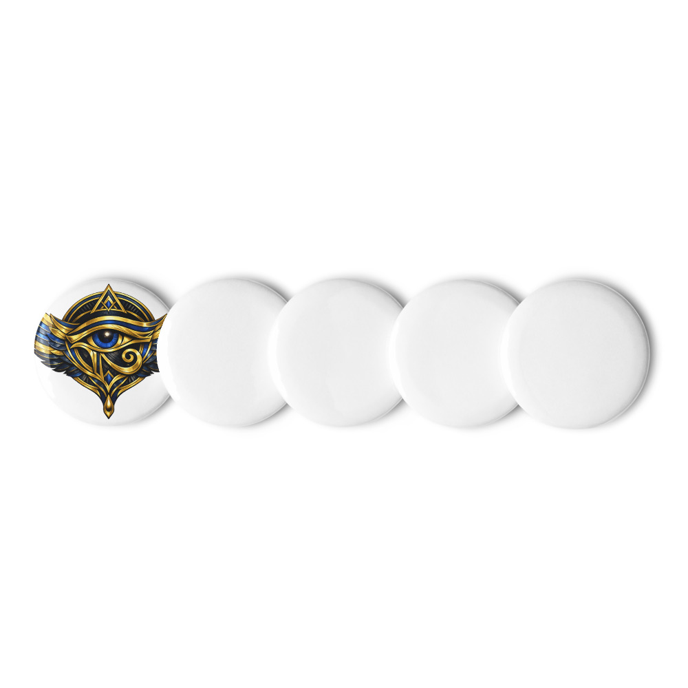 Ḥr Seal Enamel Pin