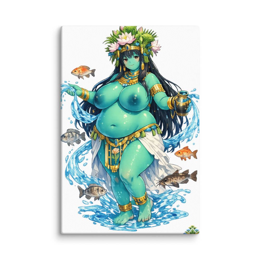 Ḥꜥpy Mascot Canvas