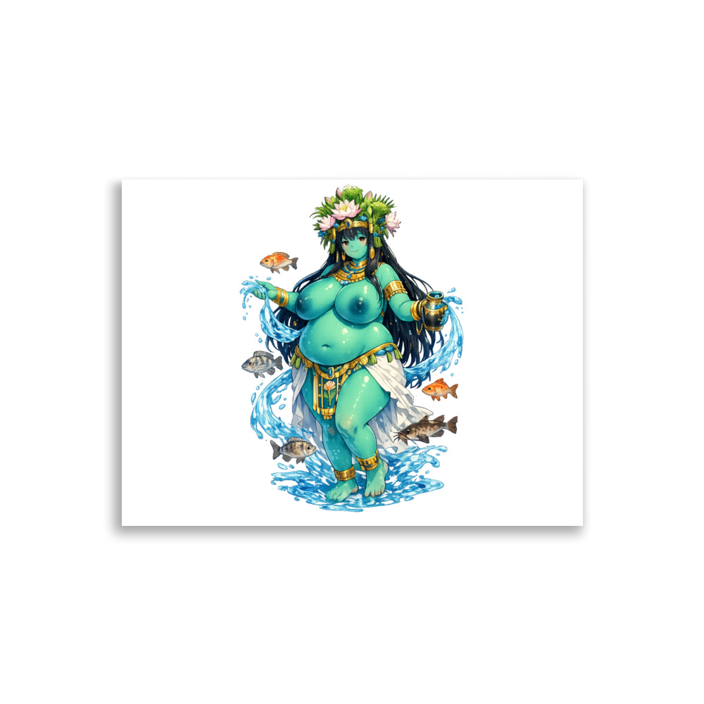 Ḥꜥpy Mascot Art Print