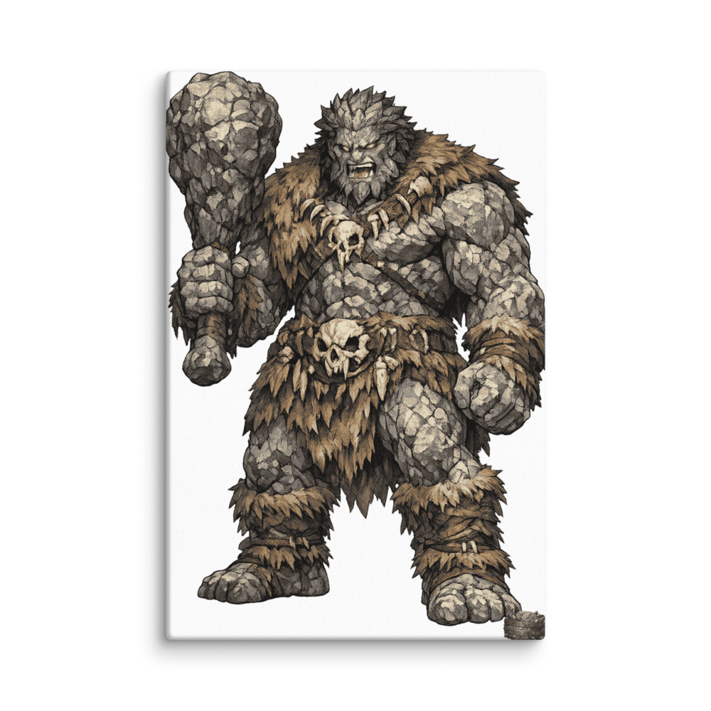 Hrungnir Mascot Canvas