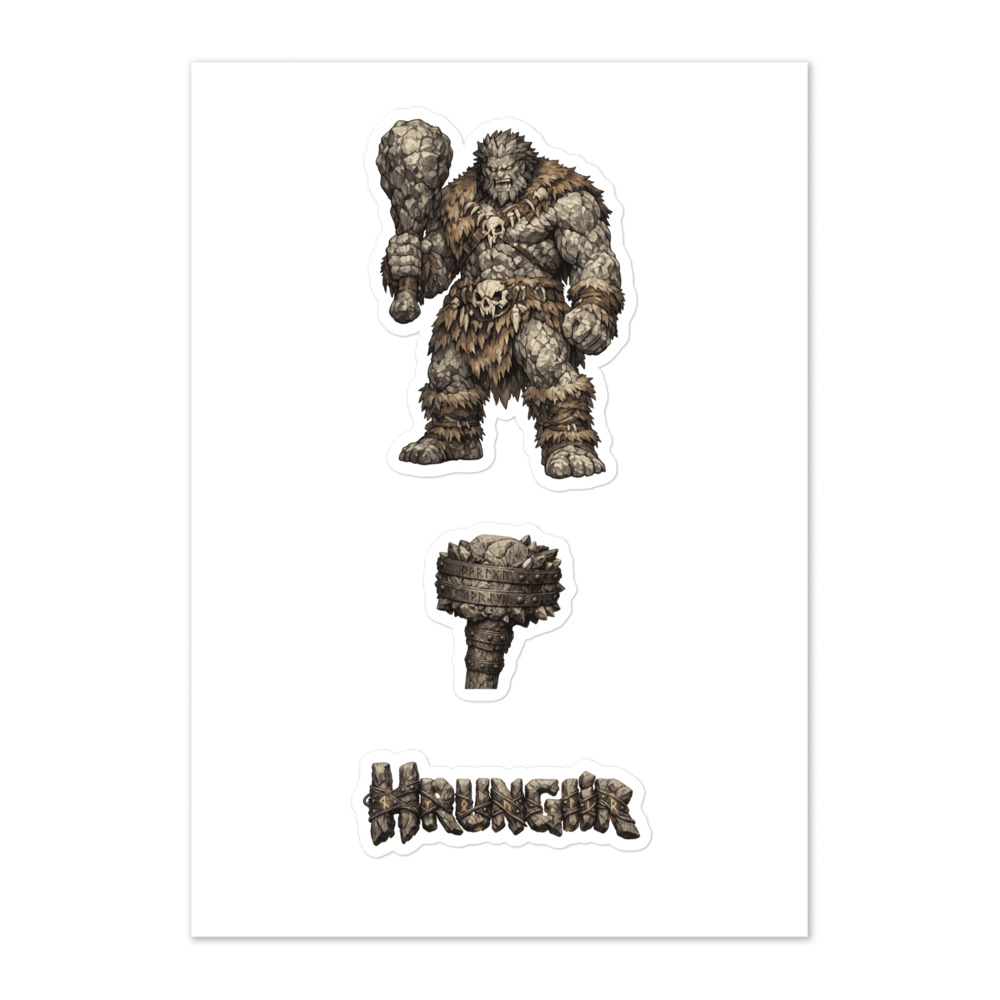 Hrungnir Seal Sticker Set