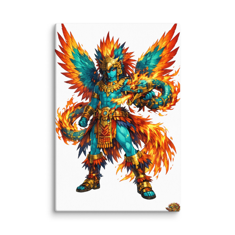 Huītzilōpōchtli Mascot Canvas