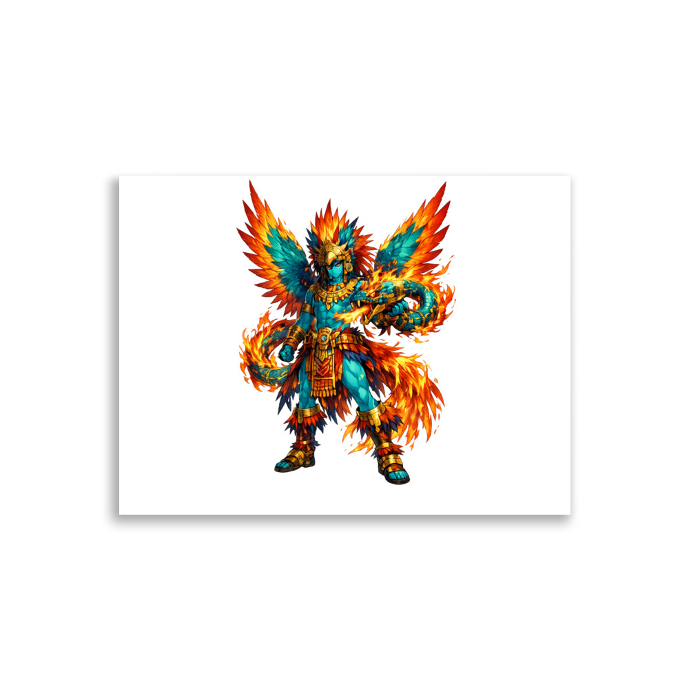 Huītzilōpōchtli Mascot Art Print