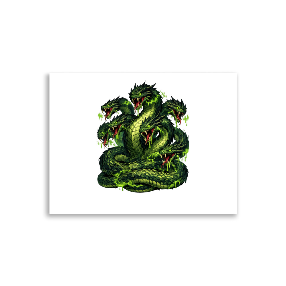 Hýdra Mascot Art Print