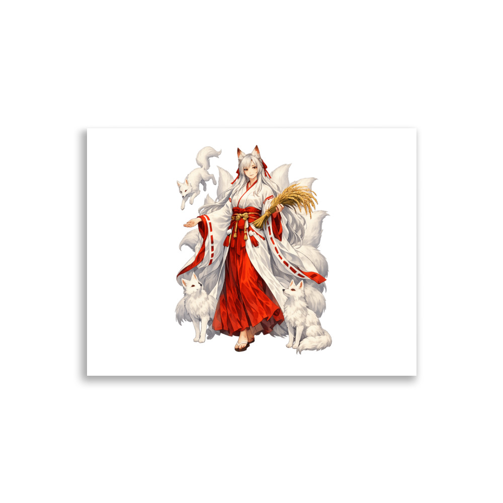 Inari Mascot Art Print