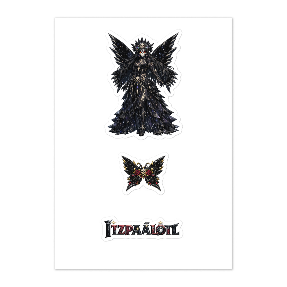 Ītzpāpālōtl Seal Sticker Set