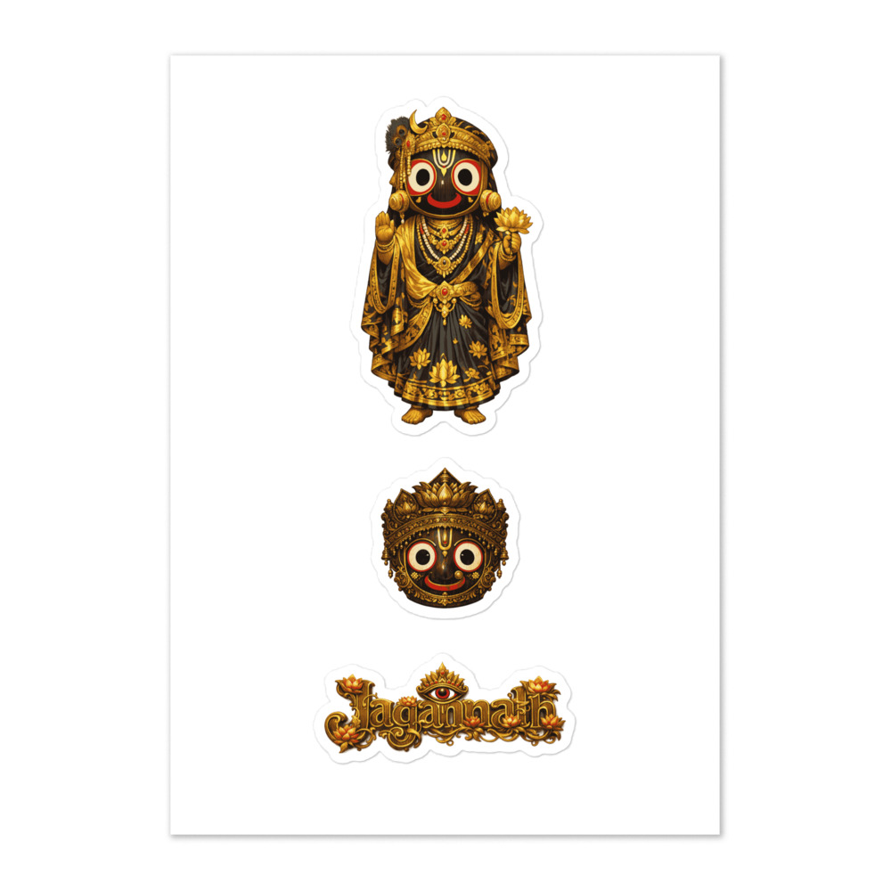 Jagannātha Seal Sticker Set