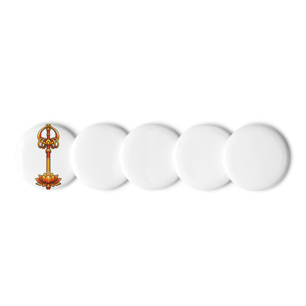 Jizō Seal Enamel Pin
