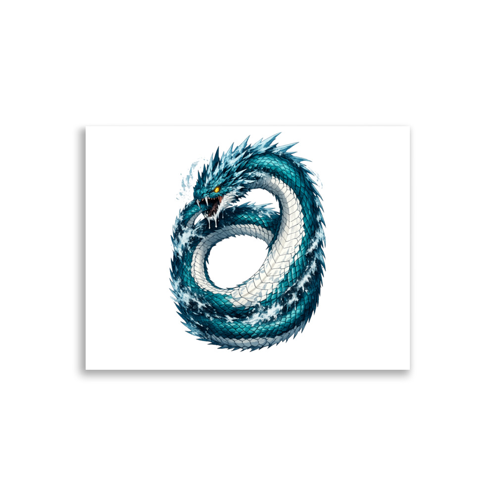 Jǫrmungandr Mascot Art Print