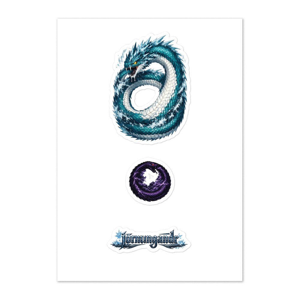 Jǫrmungandr Seal Sticker Set