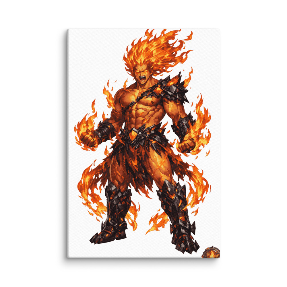 Kagutsuchi Mascot Canvas