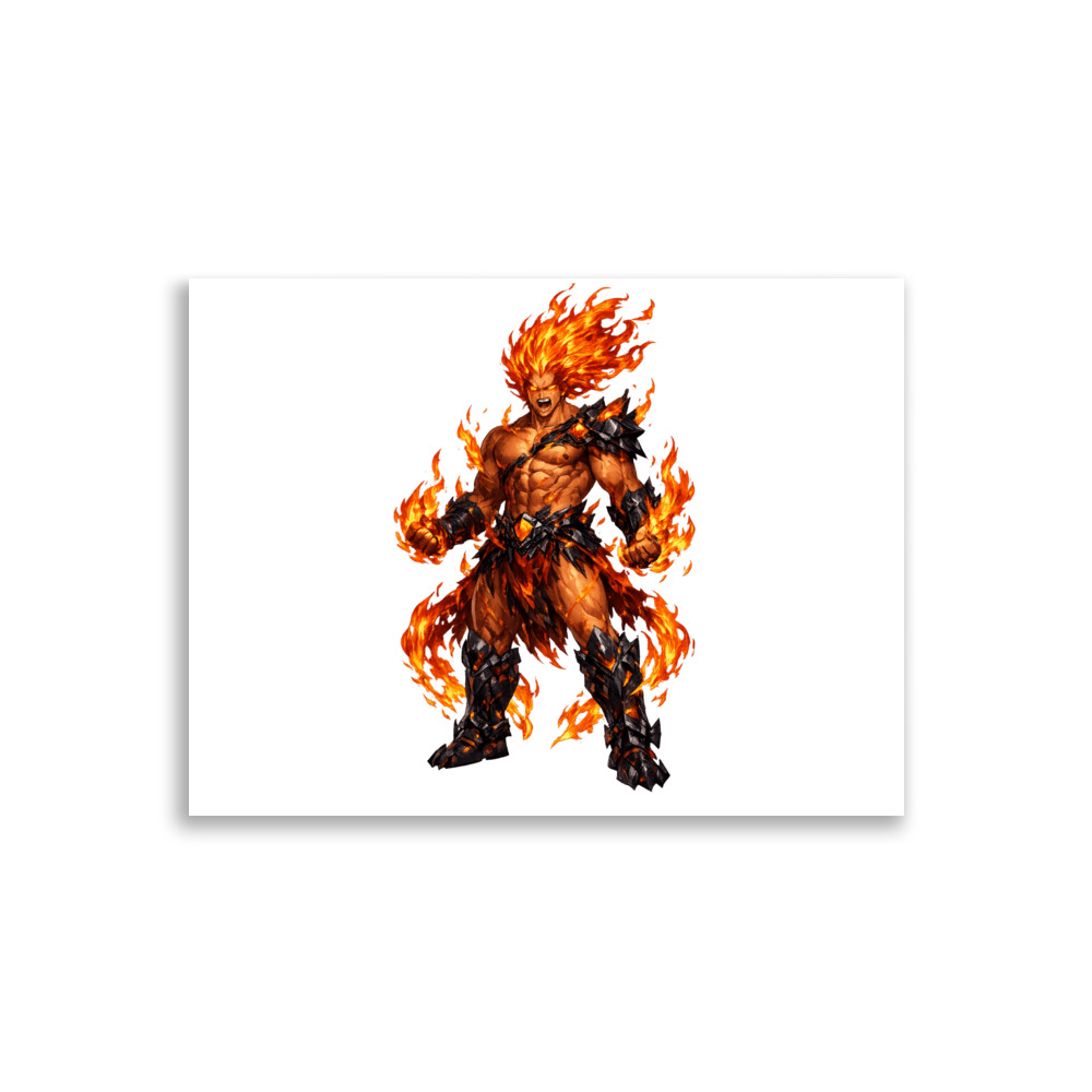 Kagutsuchi Mascot Art Print