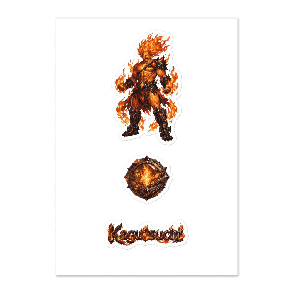 Kagutsuchi Seal Sticker Set