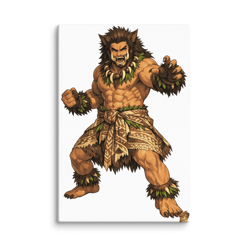 Kamapuaa Mascot Canvas
