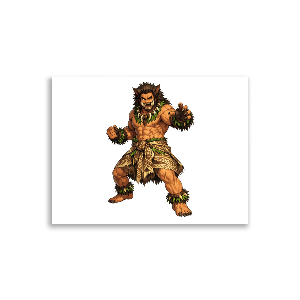 Kamapuaa Mascot Art Print