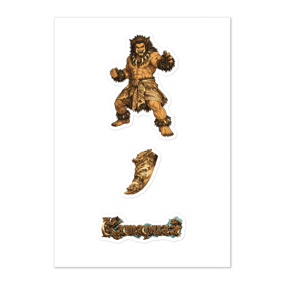 Kamapuaa Seal Sticker Set