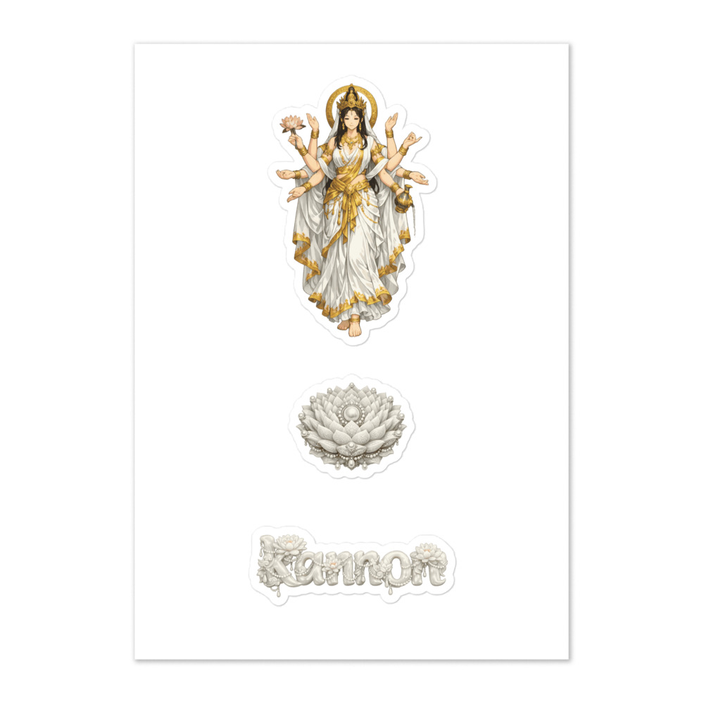Kannon Seal Sticker Set