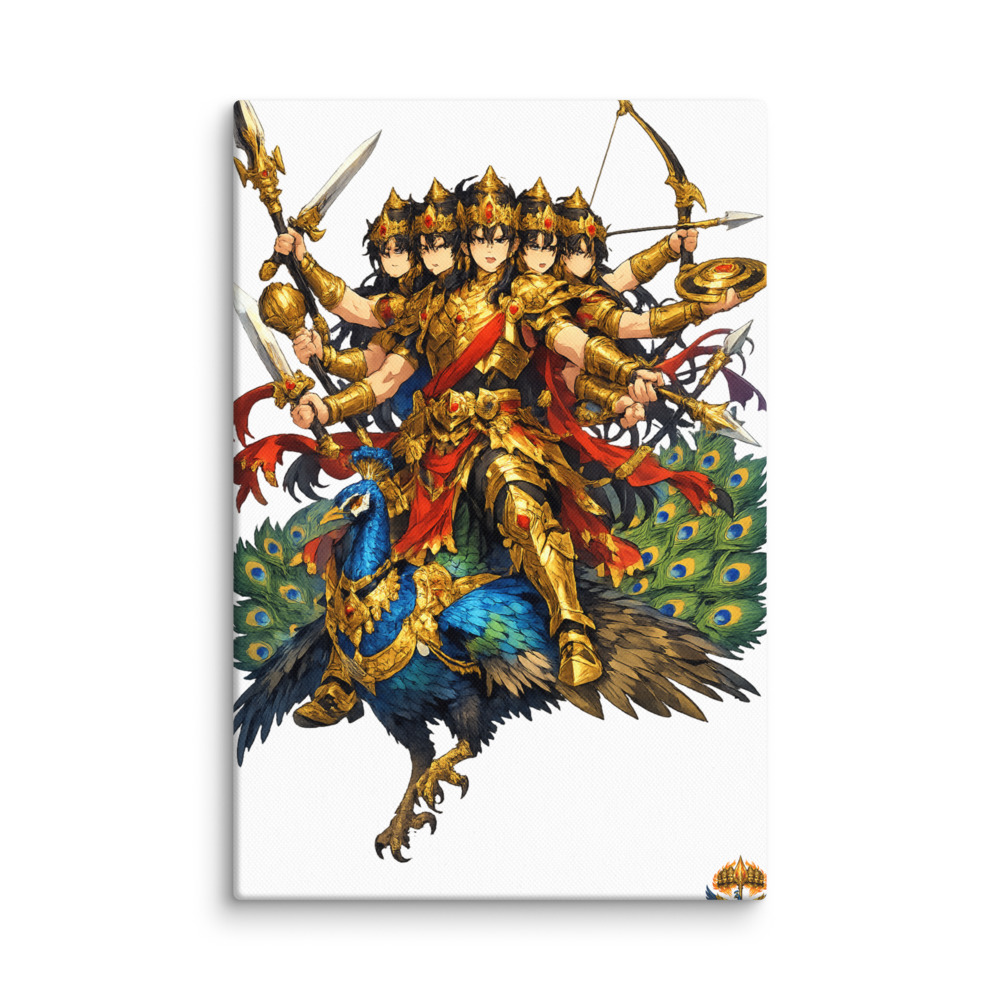 Kārttikeya Mascot Canvas