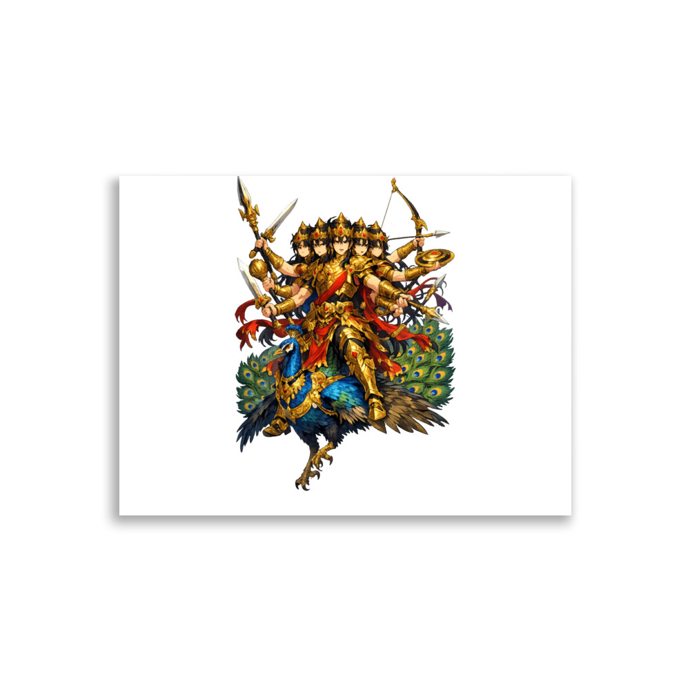 Kārttikeya Mascot Art Print