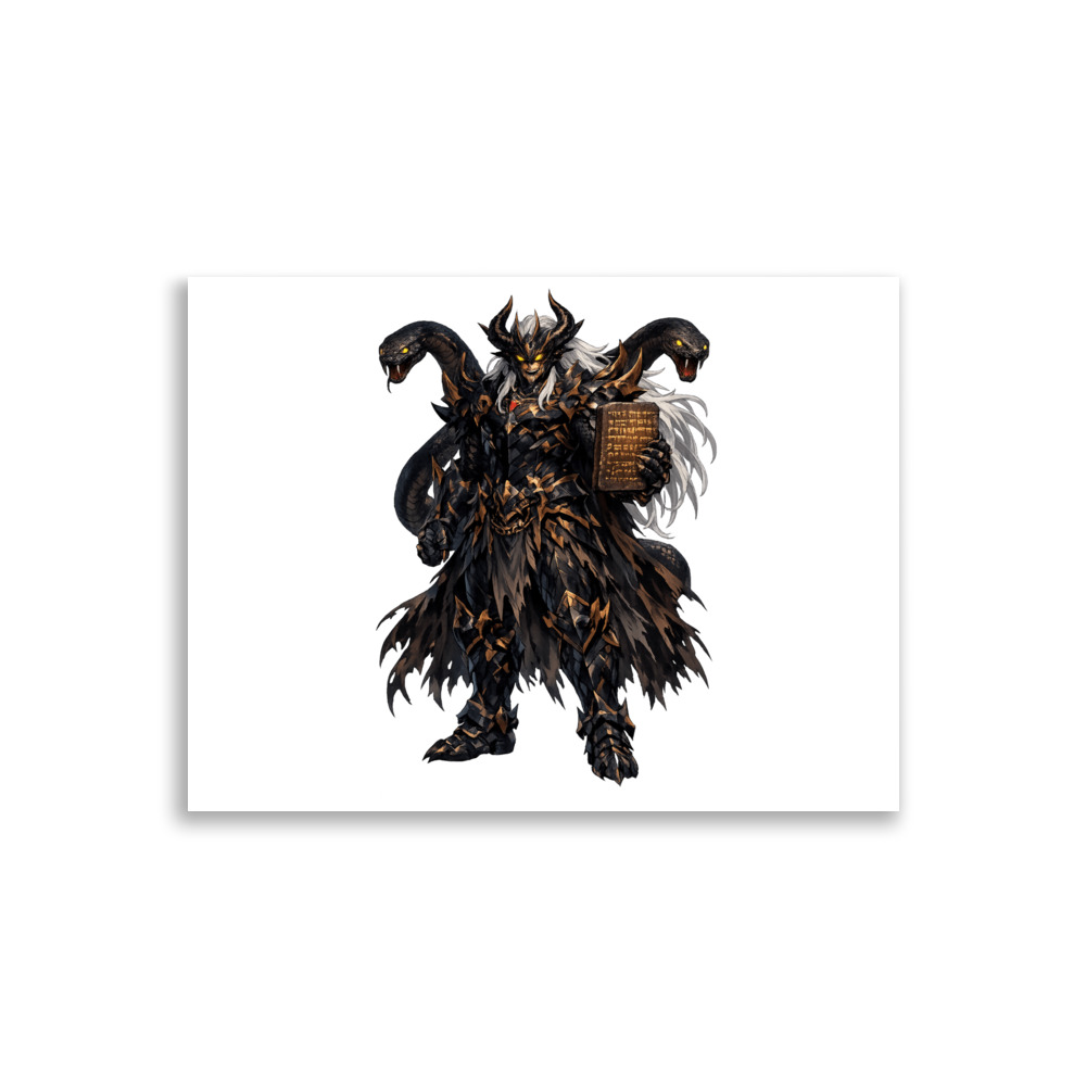 Kingu Mascot Art Print