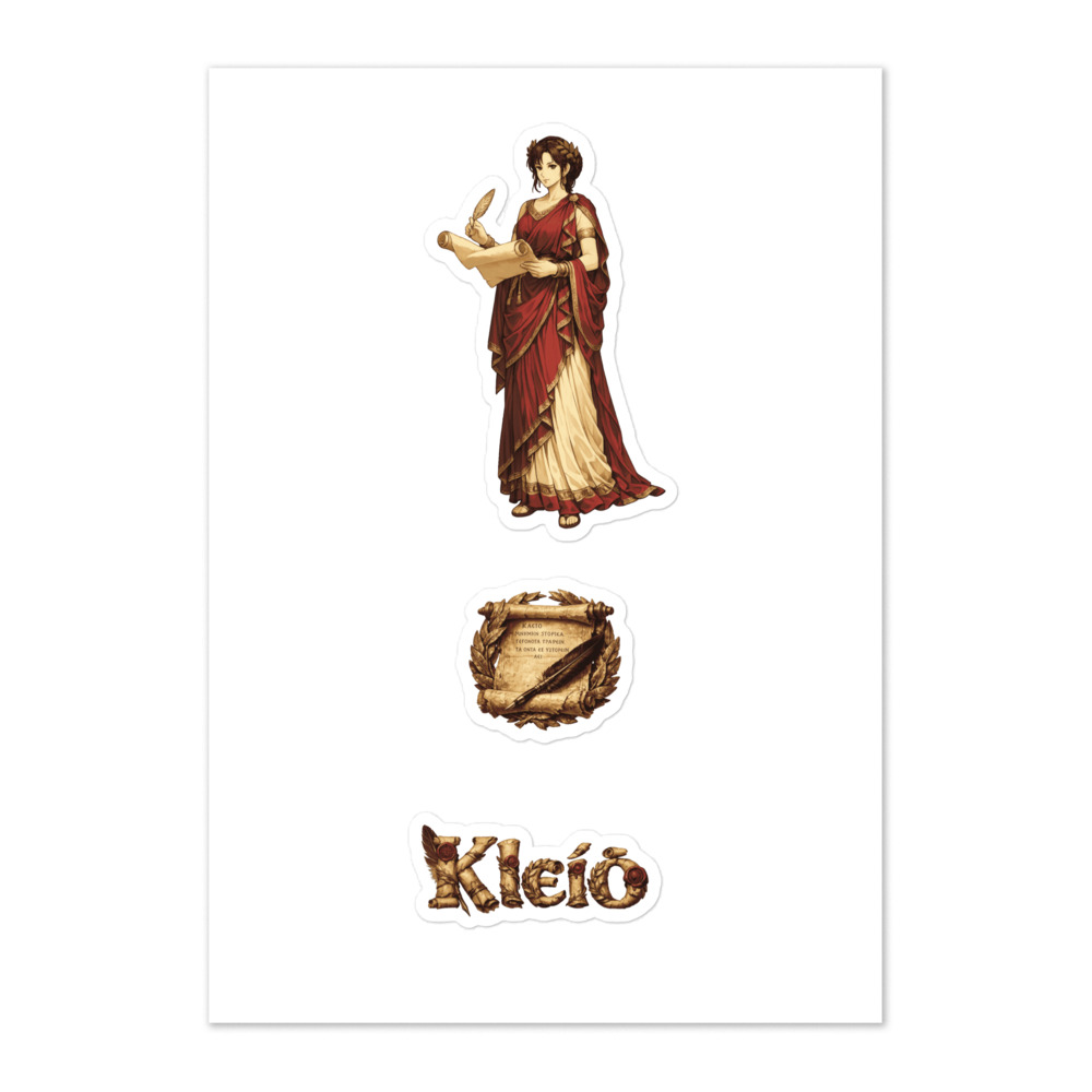 Kleiṓ Seal Sticker Set