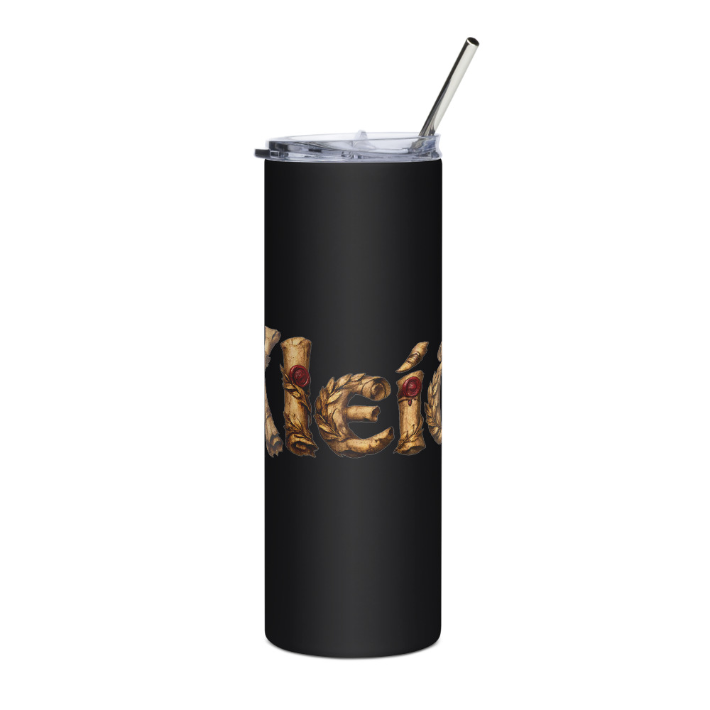 Kleiṓ Temple Tumbler