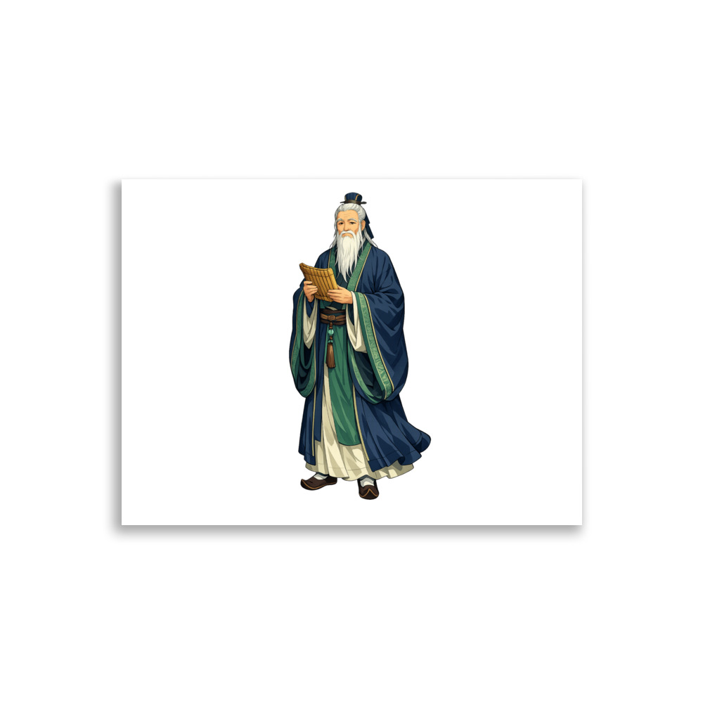 Kǒngzǐ Mascot Art Print