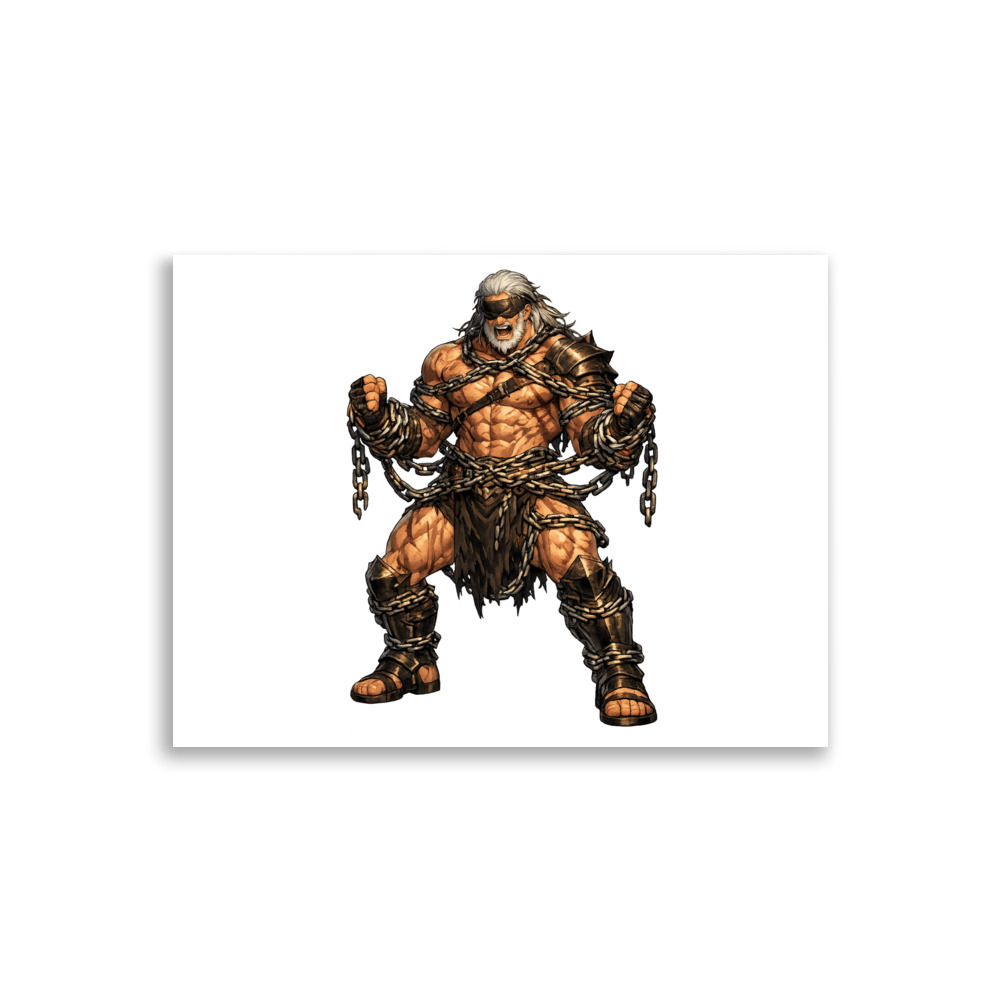 Krátos Mascot Art Print