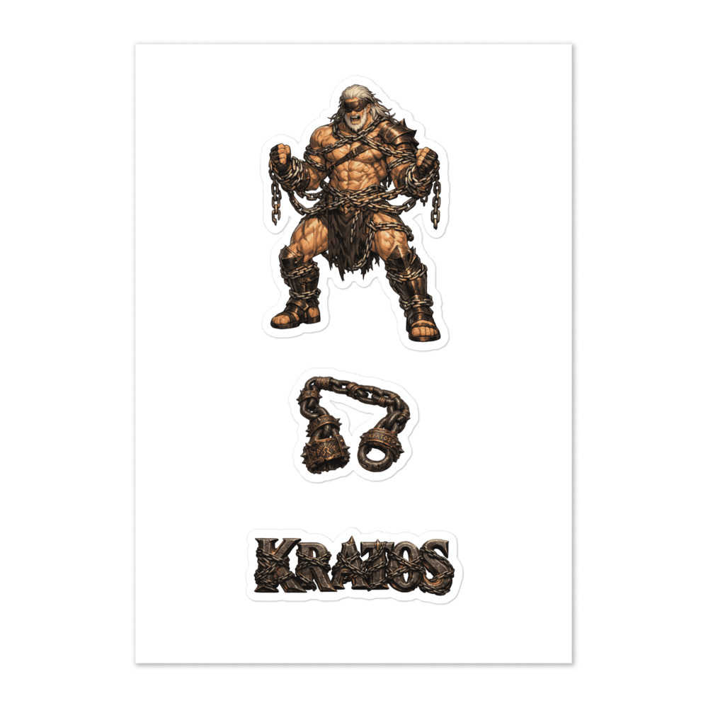 Krátos Seal Sticker Set
