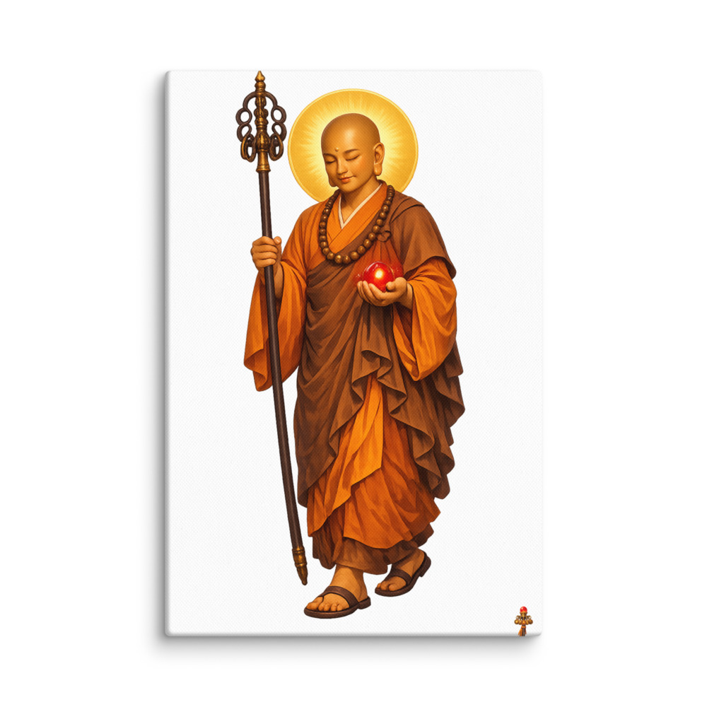 Kṣitigarbha Mascot Canvas