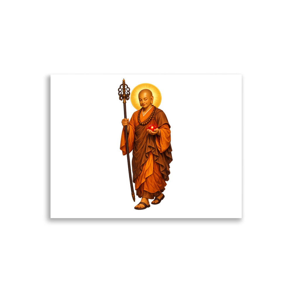 Kṣitigarbha Mascot Art Print
