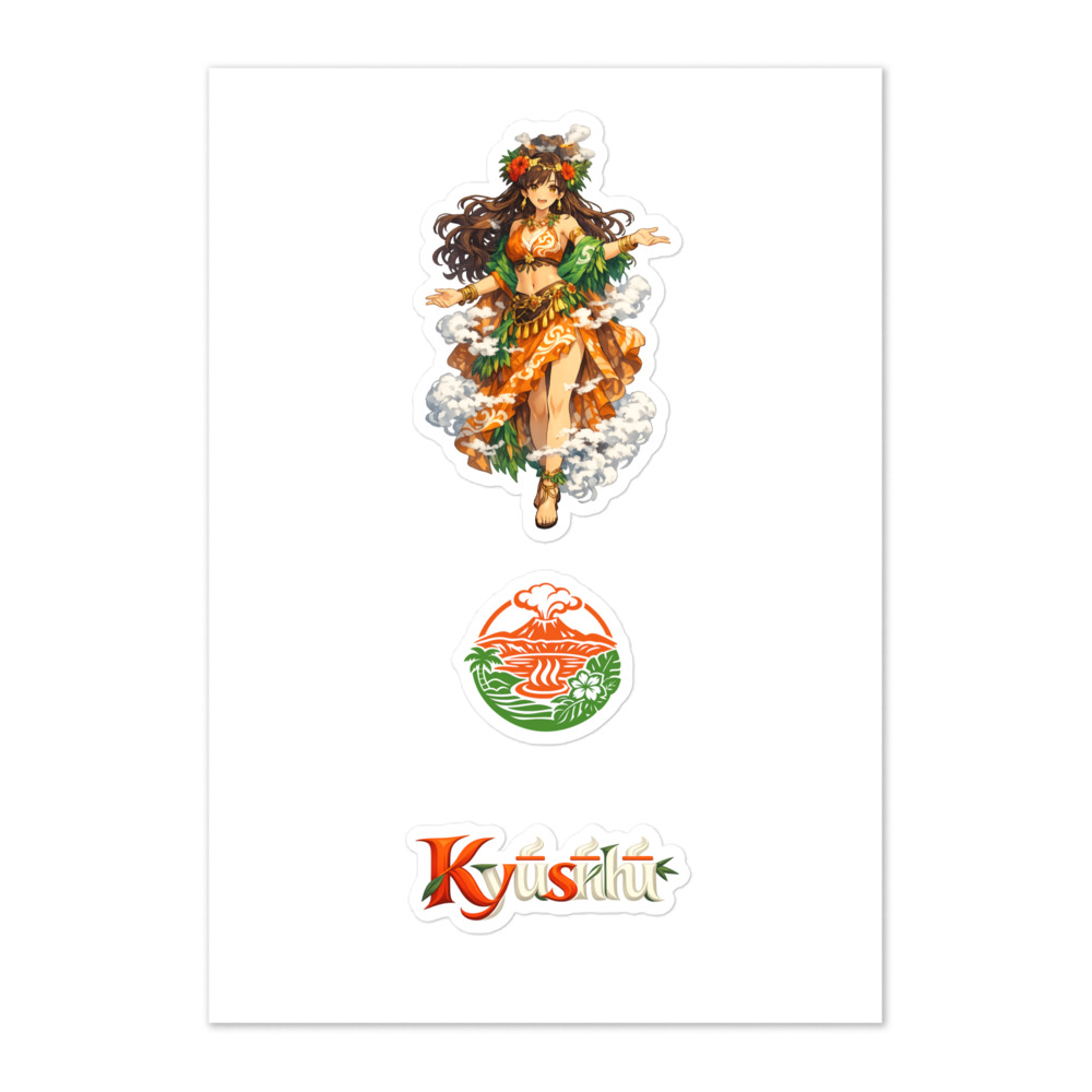 Kyūshū Seal Sticker Set