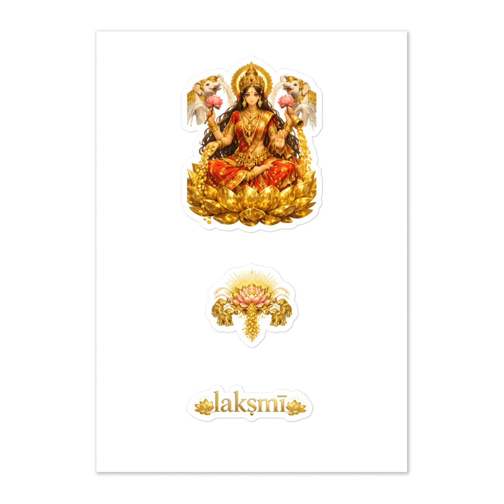 Lakṣmī Seal Sticker Set