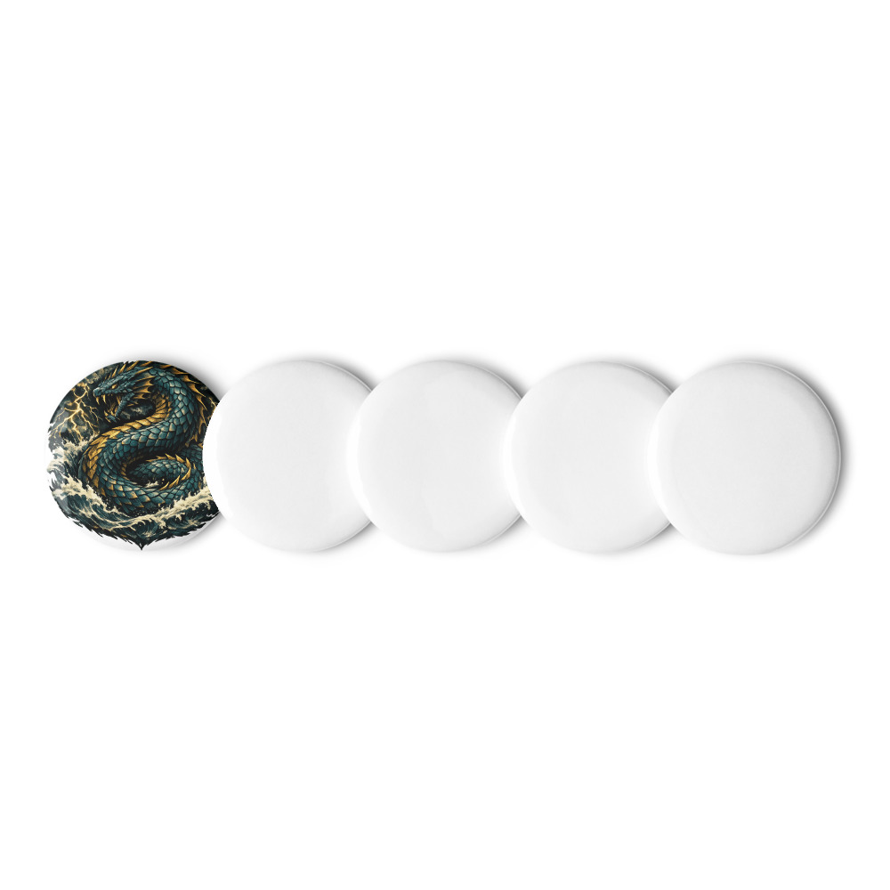 Liwyāṯān Seal Enamel Pin