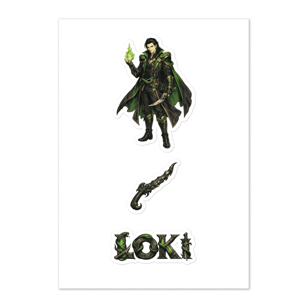 Loki Seal Sticker Set