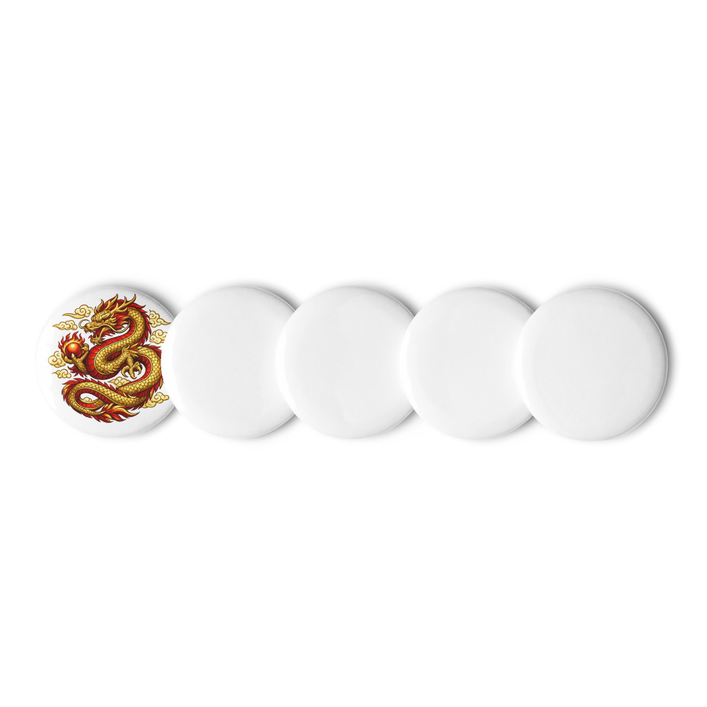 Lóng Seal Enamel Pin