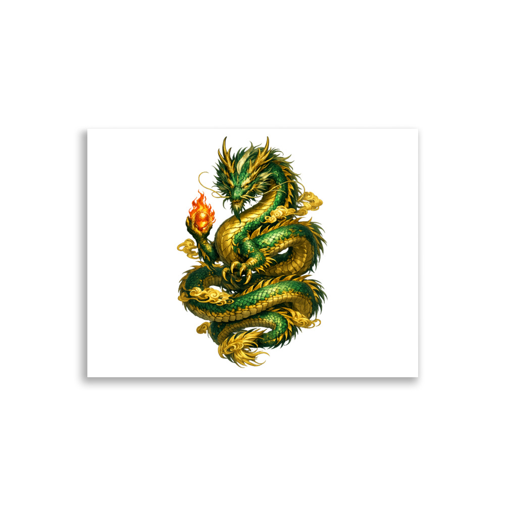 Lóng Mascot Art Print