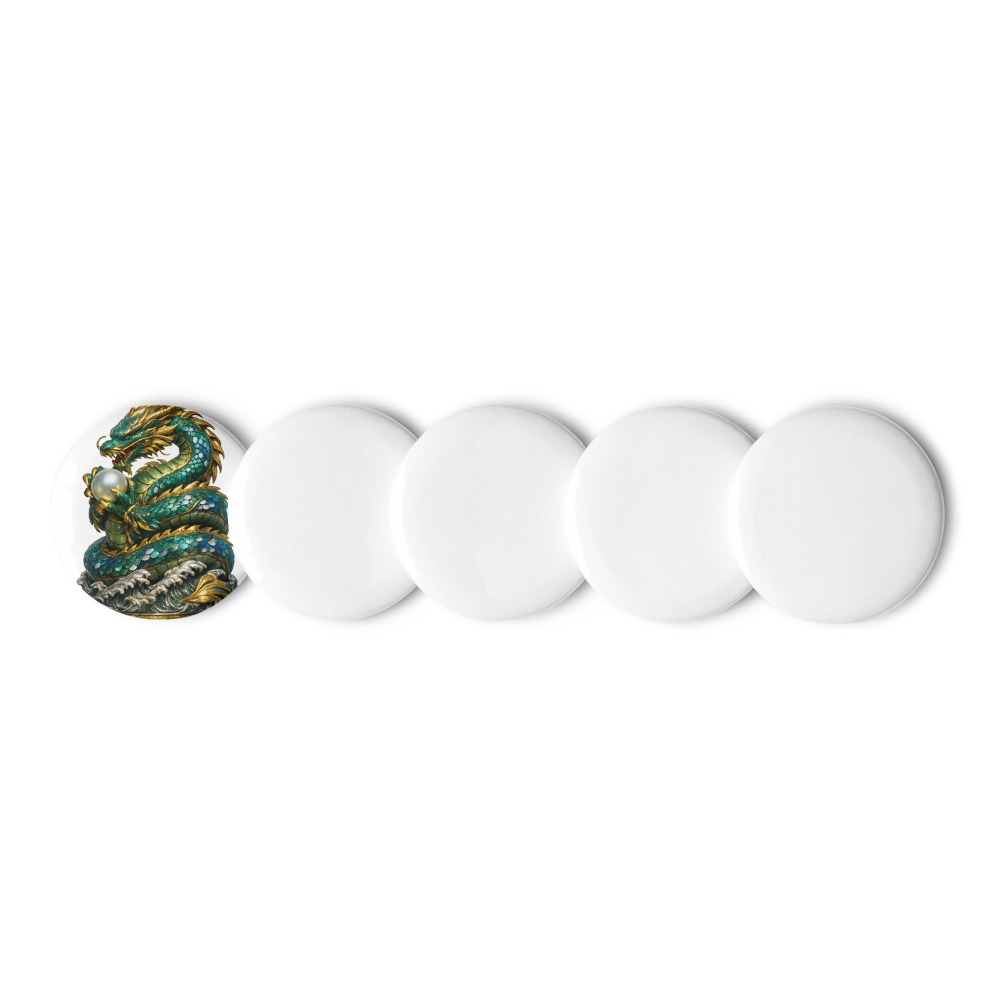 Lóngwáng Seal Enamel Pin