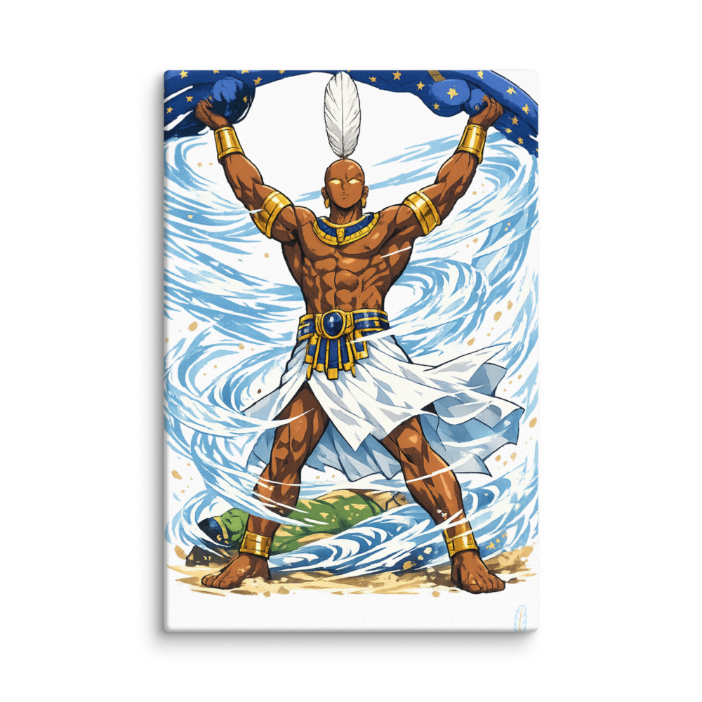 Mꜣ Mascot Canvas
