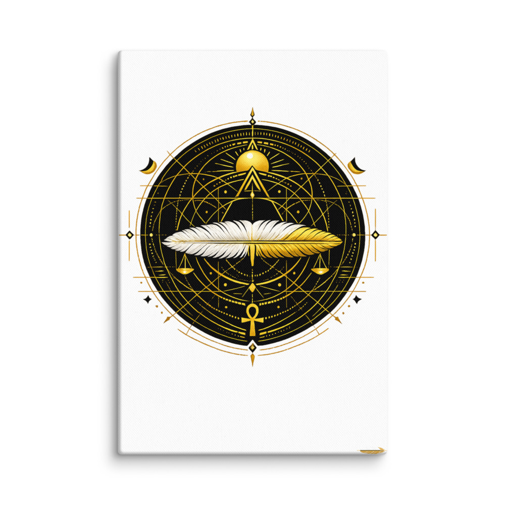 Mꜥ Mascot Canvas