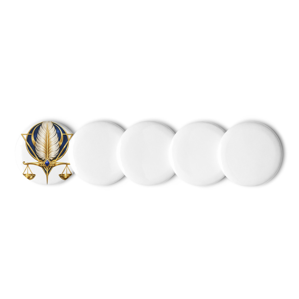 Mꜣꜥt Seal Enamel Pin