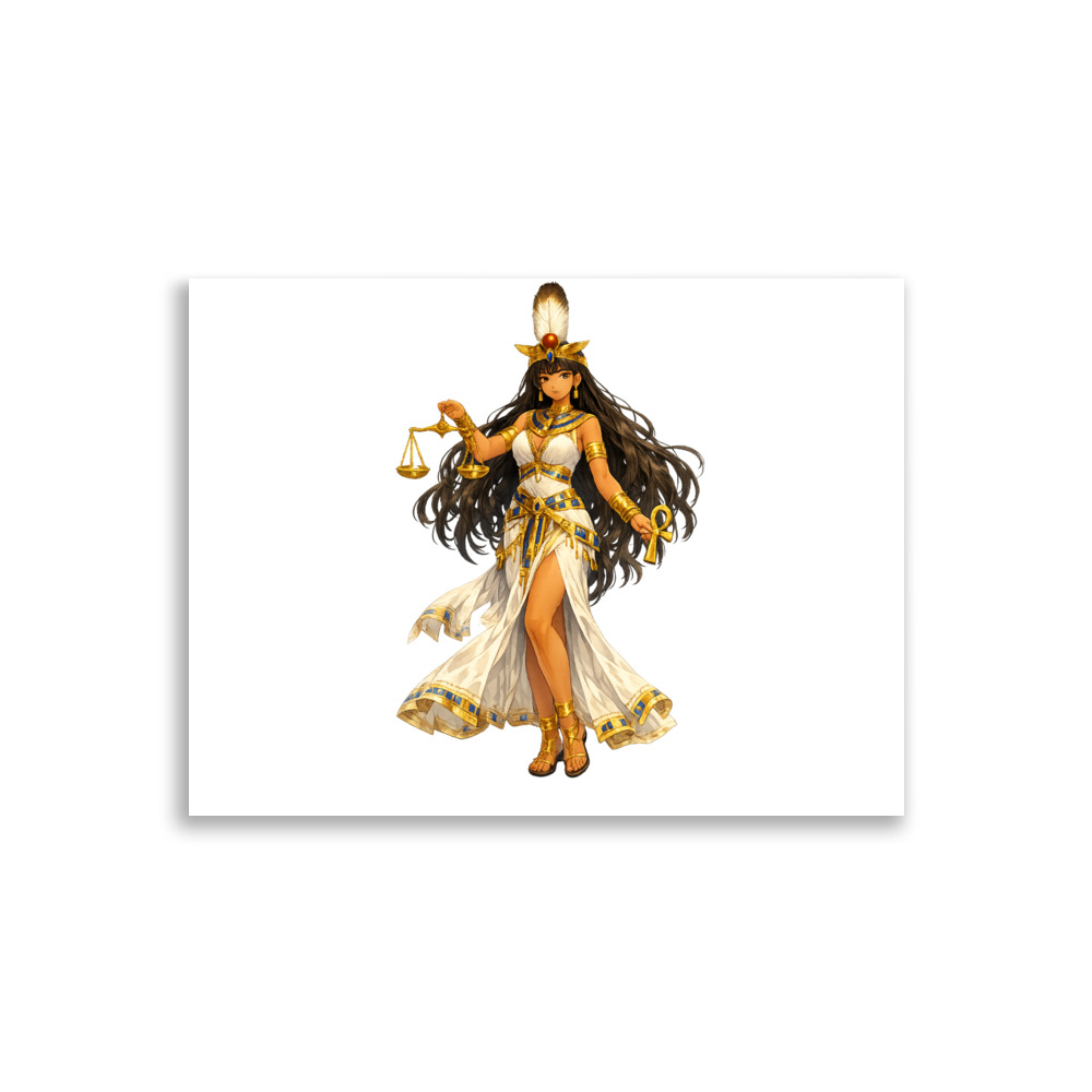 Mꜣꜥt Mascot Art Print