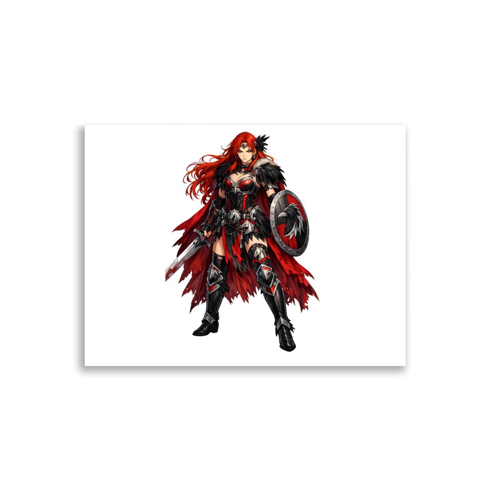 Macha Mascot Art Print