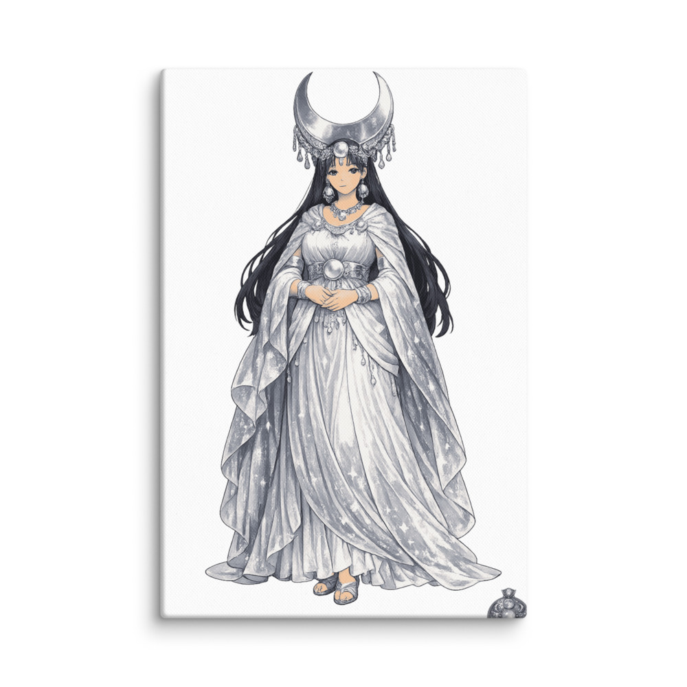 Mama Quilla Mascot Canvas